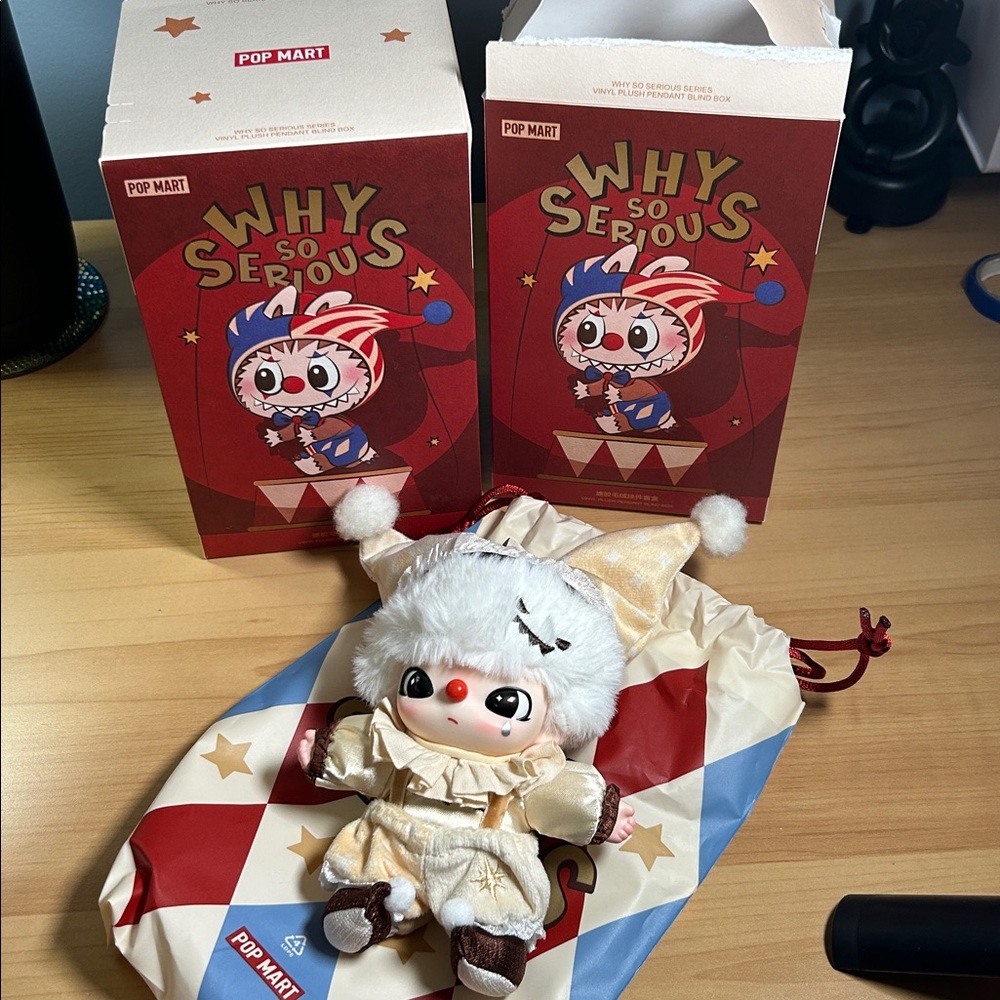 LUMINO FEAST-WHY SO SERIOUS Vinyl Plush Pendant Blind Box